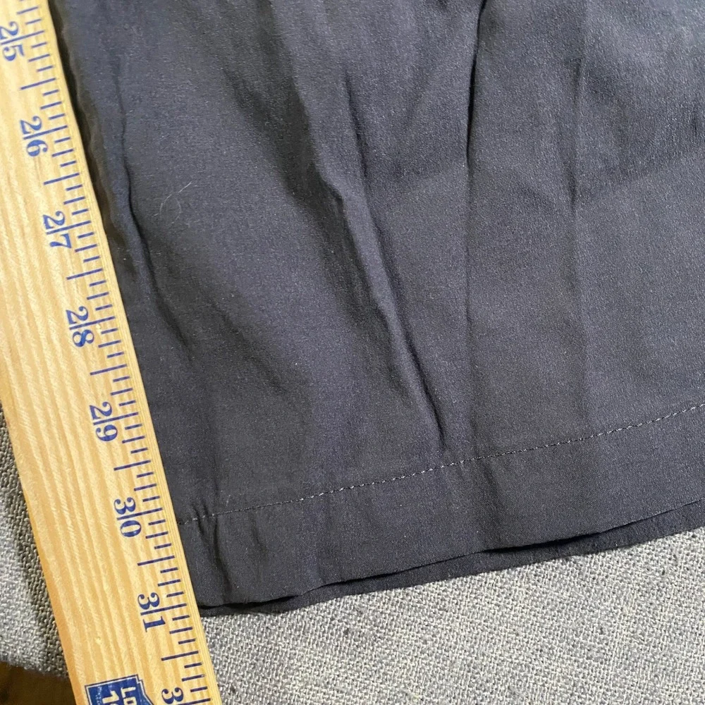 Eddie Bauer Mens 38x32 Black Hiking Ranier Pants Outdoor Nylon Spandex Blend
